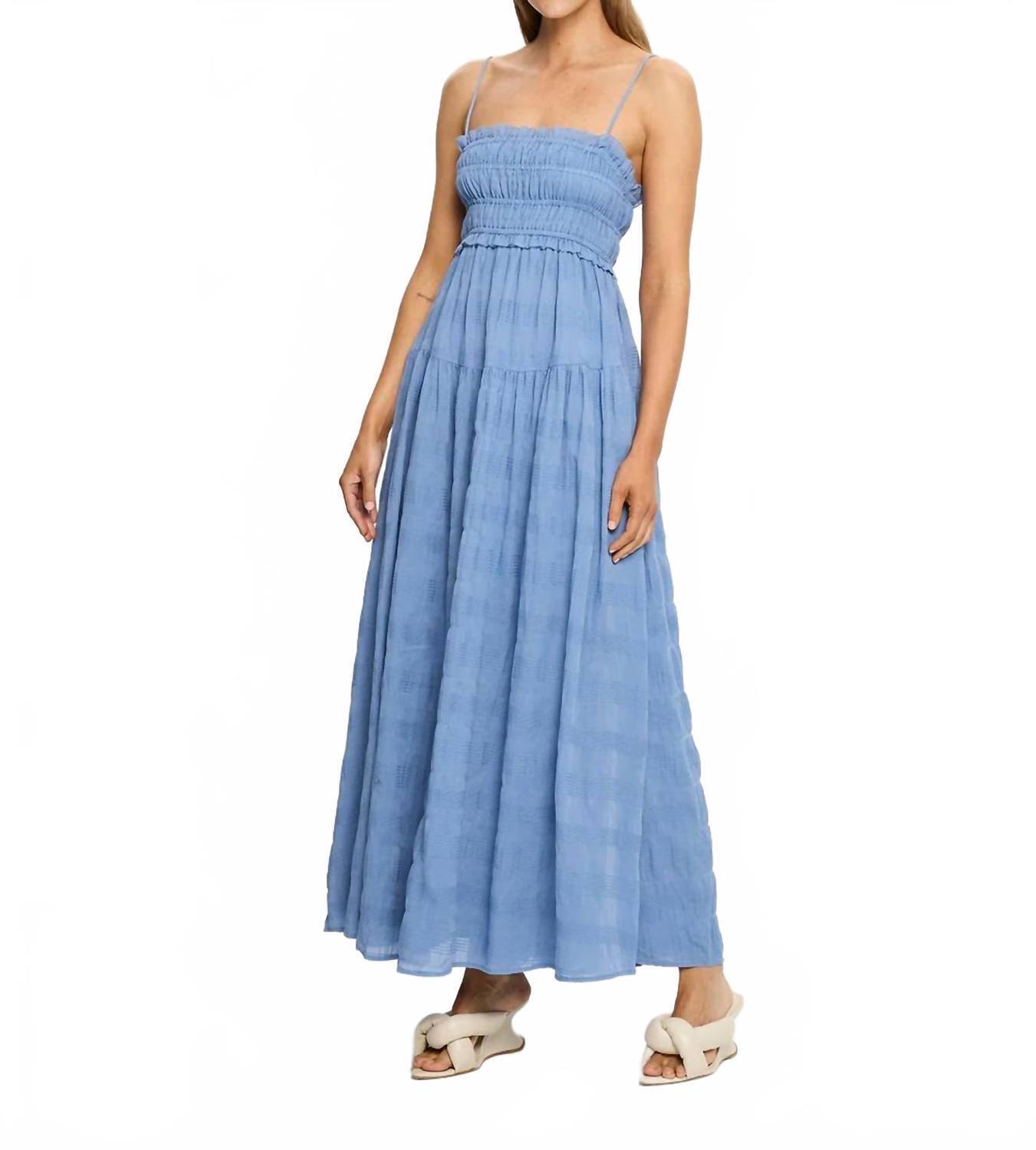 New Kivari Rylan Midi Dress In Blue